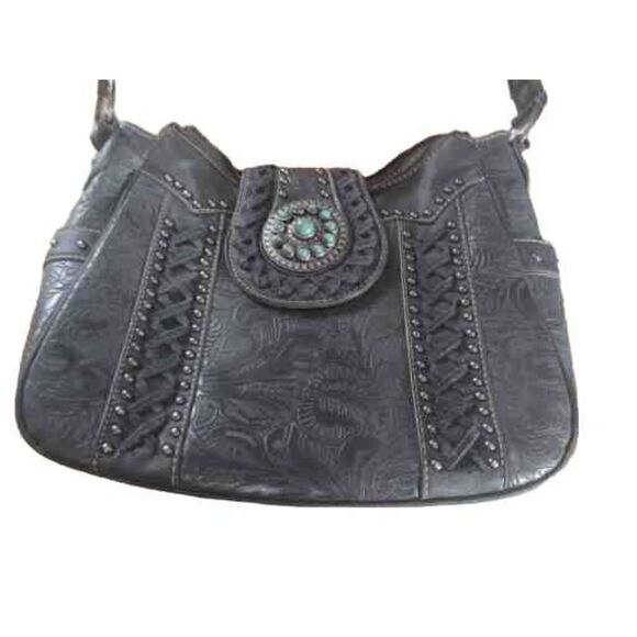 Trinity ranch leather Bohemian Western bag - Picture 6 of 8